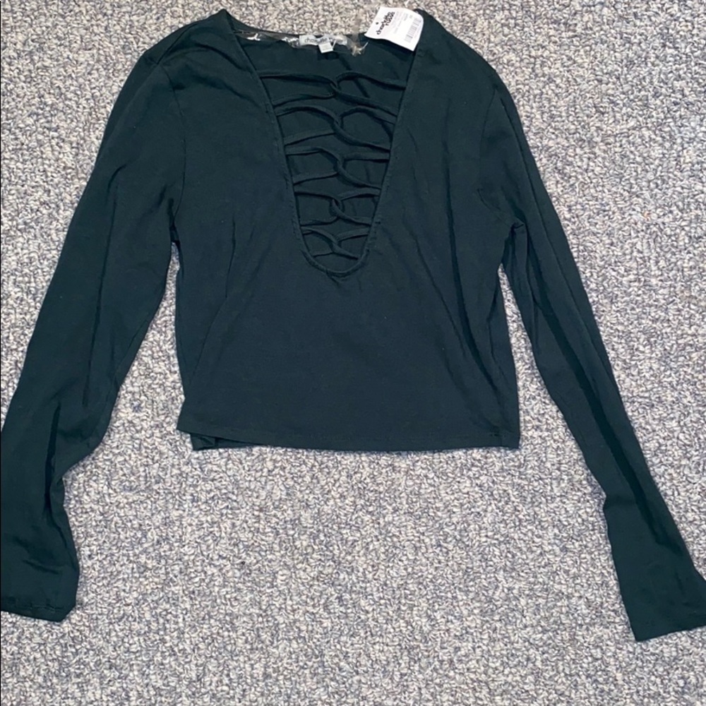 Green Charlotte Russe Shirt
